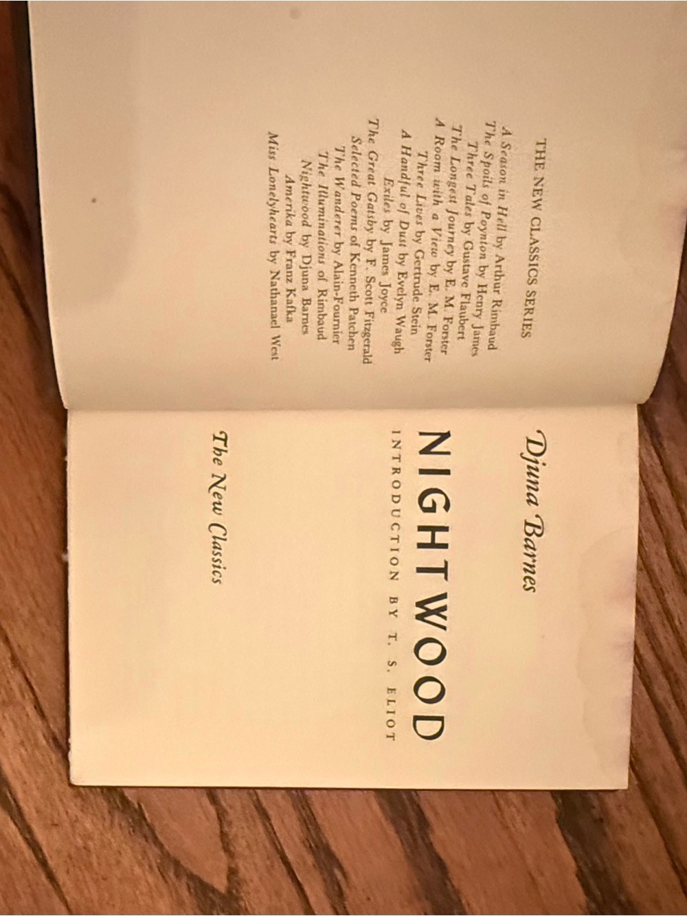 Nightwood by Djuna Barnes - First Edition 1937 T.S. Eliot Introduction Hardcover